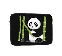 GGNKDL Baby Panda Eating Bamboo Pattern Shockproof Portable Laptop Sleeve Bag 12 inch for Men Women Business Travel, Office Daily Use