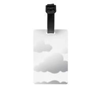 GGNKDL Blue Sky and White Clouds Prints Luggage Tags and Travel Bag Tags are Suitable for Both Men and Women to Prevent Luggage