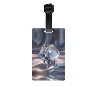 GGNKDL Brilliant Crystals Prints Luggage Tags and Travel Bag Tags are Suitable for Both Men and Women to Prevent Luggage