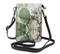 GGNKDL Cactus printing Crossbody bag, mobile phone bag, women's small wallet, a practical gift suitable for going out, exercising, and shopping