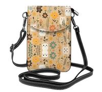 GGNKDL Cat in the Bush printing Crossbody bag, mobile phone bag, women's small wallet, a practical gift suitable for going out, exercising, and shopping