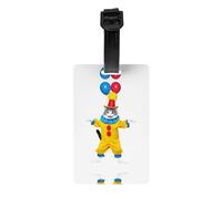GGNKDL Cat Performing Magic Tricks Prints Luggage Tags and Travel Bag Tags are Suitable for Both Men and Women to Prevent Luggage