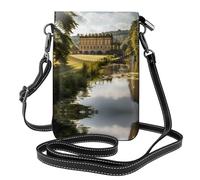 GGNKDL Chatsworth Estate printing Crossbody bag, mobile phone bag, women's small wallet, a practical gift suitable for going out, exercising, and shopping