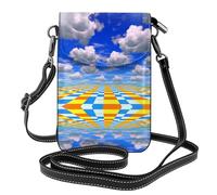 GGNKDL checkered flag racing printing Crossbody bag, mobile phone bag, women's small wallet, a practical gift suitable for going out, exercising, and shopping
