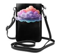 GGNKDL Colorful dark clouds printing Crossbody bag, mobile phone bag, women's small wallet, a practical gift suitable for going out, exercising, and shopping