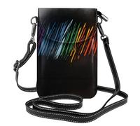 GGNKDL Colorful world printing Crossbody bag, mobile phone bag, women's small wallet, a practical gift suitable for going out, exercising, and shopping