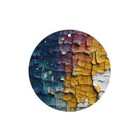 GGNKDL crackle paint prints 6-piece Round Shape car air freshener with hanging type car accessories