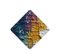 GGNKDL crackle paint prints 6-piece Square car air freshener with hanging type car accessories