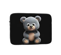 GGNKDL Cute Little Grizzly Bear Pattern Shockproof Portable Laptop Sleeve Bag 10 inch for Men Women Business Travel, Office Daily Use