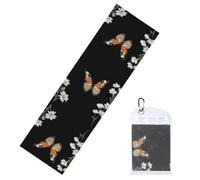 GGNKDL Dancing Butterfly Printing Cool Sports ice Towels are Suitable for Indoor and Outdoor Sports and Exercise Activities
