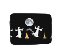 GGNKDL Dancing Ghost Pattern Shockproof Portable Laptop Sleeve Bag 13 inch for Men Women Business Travel, Office Daily Use