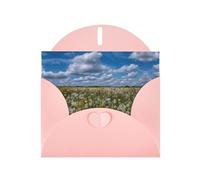 GGNKDL Dandelion On The Prairie Prints Greeting Card - High-End Pearlescent Paper With Dazzling Sparkling Effect