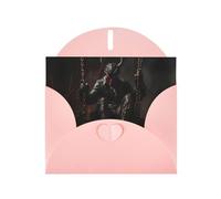 GGNKDL Devil On The Swing Prints Greeting Card - High-End Pearlescent Paper With Dazzling Sparkling Effect