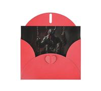 GGNKDL Devil On The Swing Prints Greeting Card - High-End Pearlescent Paper With Dazzling Sparkling Effect