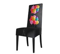 GGNKDL Dream Balloon Prints Restaurant Chair Covers are Detachable, Super Elastic, and Washable, Suitable for Kitchens