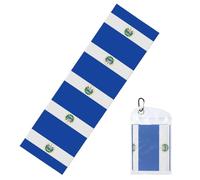 GGNKDL El Salvador Printing Cool Sports ice Towels are Suitable for Indoor and Outdoor Sports and Exercise Activities
