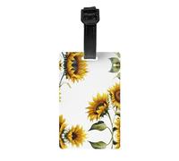 GGNKDL Facing The Sun Prints Luggage Tags and Travel Bag Tags are Suitable for Both Men and Women to Prevent Luggage