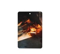 GGNKDL Fallen leaves in the light prints 6-piece Rectangle car air freshener with hanging type car accessories