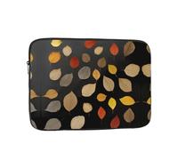 GGNKDL Falling Leaves in Autumn Pattern Shockproof Portable Laptop Sleeve Bag 17 inch for Men Women Business Travel, Office Daily Use
