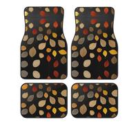 GGNKDL Falling Leaves in Autumn Printing Car Floor mats with Anti Slip Front and Rear are Suitable for Cars, Trucks and SUV
