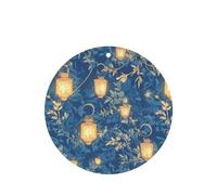GGNKDL fireflies and lantern prints 6-piece Round Shape car air freshener with hanging type car accessories