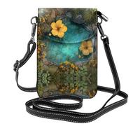 GGNKDL Flowers in the Spa printing Crossbody bag, mobile phone bag, women's small wallet, a practical gift suitable for going out, exercising, and shopping