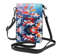 GGNKDL Fortune Koi printing Crossbody bag, mobile phone bag, women's small wallet, a practical gift suitable for going out, exercising, and shopping