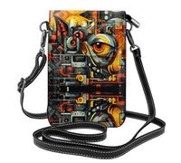 GGNKDL freak printing Crossbody bag, mobile phone bag, women's small wallet, a practical gift suitable for going out, exercising, and shopping