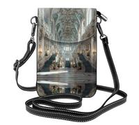 GGNKDL Hall of Splendor printing Crossbody bag, mobile phone bag, women's small wallet, a practical gift suitable for going out, exercising, and shopping