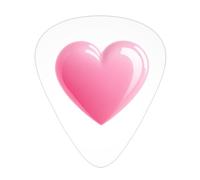 GGNKDL Heart moved for you Prints Guitar plectrum 12 pieces with three thickness plectrum combinations suitable for bass and ukulele