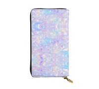 GGNKDL holographic dreams printing Women's leather long handheld wallet large capacity credit card zipper bag