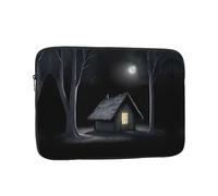 GGNKDL Horrible Night Pattern Shockproof Portable Laptop Sleeve Bag 17 inch for Men Women Business Travel, Office Daily Use