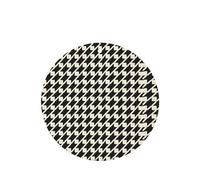 GGNKDL houndstooth black prints 6-piece Round Shape car air freshener with hanging type car accessories