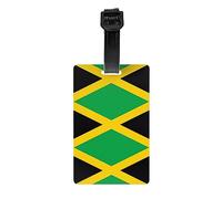 GGNKDL Jamaica Flag Prints Luggage Tags and Travel Bag Tags are Suitable for Both Men and Women to Prevent Luggage