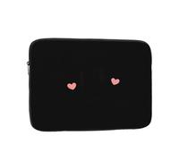 GGNKDL Keep Smiling Every Day Pattern Shockproof Portable Laptop Sleeve Bag 10 inch for Men Women Business Travel, Office Daily Use