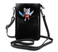GGNKDL Kitten Elf printing Crossbody bag, mobile phone bag, women's small wallet, a practical gift suitable for going out, exercising, and shopping