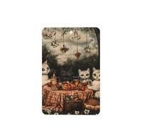 GGNKDL Kittens going on a field trip prints 6-piece Rectangle car air freshener with hanging type car accessories