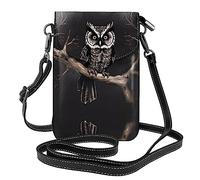 GGNKDL Late Night Owl printing Crossbody bag, mobile phone bag, women's small wallet, a practical gift suitable for going out, exercising, and shopping