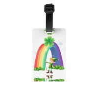 GGNKDL Light up The Rainbow Prints Luggage Tags and Travel Bag Tags are Suitable for Both Men and Women to Prevent Luggage
