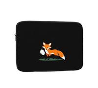 GGNKDL Little Fox Stealing Eggs Pattern Shockproof Portable Laptop Sleeve Bag 17 inch for Men Women Business Travel, Office Daily Use