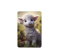 GGNKDL Little sheep in the vineyard prints 6-piece Rectangle car air freshener with hanging type car accessories
