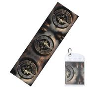 GGNKDL Magical Design Norse Runes Compass Printing Cool Sports ice Towels are Suitable for Indoor and Outdoor Sports and Exercise Activities