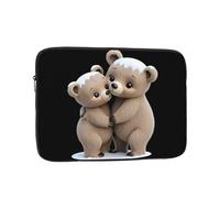GGNKDL Mother Bear hugs The Little Bear Pattern Shockproof Portable Laptop Sleeve Bag 12 inch for Men Women Business Travel, Office Daily Use