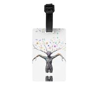GGNKDL Mother of All Things Prints Luggage Tags and Travel Bag Tags are Suitable for Both Men and Women to Prevent Luggage