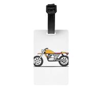 GGNKDL Motorcycle Prints Luggage Tags and Travel Bag Tags are Suitable for Both Men and Women to Prevent Luggage