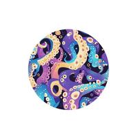 GGNKDL octopus tentacles (1) prints 6-piece Round Shape car air freshener with hanging type car accessories