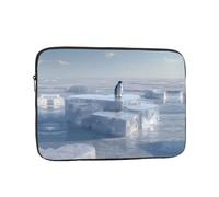 GGNKDL Penguin on The ice Cube of Love Pattern Shockproof Portable Laptop Sleeve Bag 13 inch for Men Women Business Travel, Office Daily Use