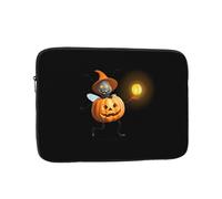 GGNKDL Pumpkin Lantern Firefly Pattern Shockproof Portable Laptop Sleeve Bag 15 inch for Men Women Business Travel, Office Daily Use