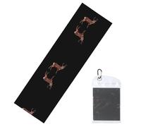 GGNKDL Red Deer Looking Back Printing Cool Sports ice Towels are Suitable for Indoor and Outdoor Sports and Exercise Activities