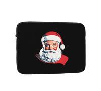 GGNKDL Santa Claus Fulfilling his Wish Pattern Shockproof Portable Laptop Sleeve Bag 10 inch for Men Women Business Travel, Office Daily Use